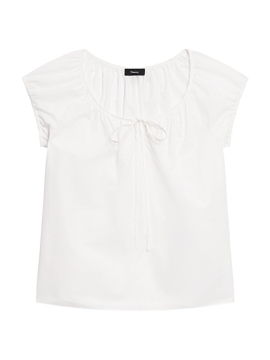 Womens Soft Lawn Easy-Tie Blouse Product Image