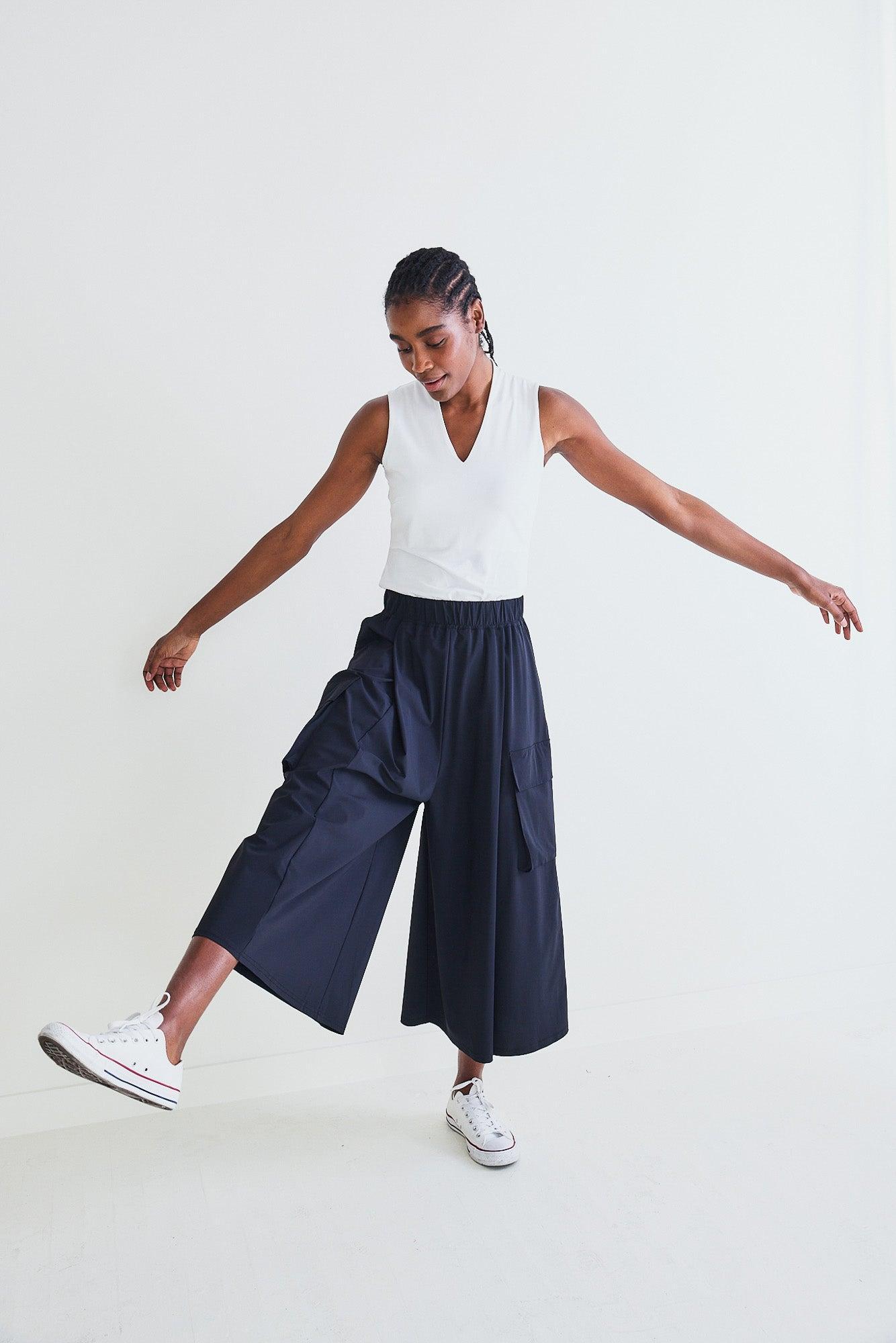 The Petite Cargo Skirt Pants Product Image