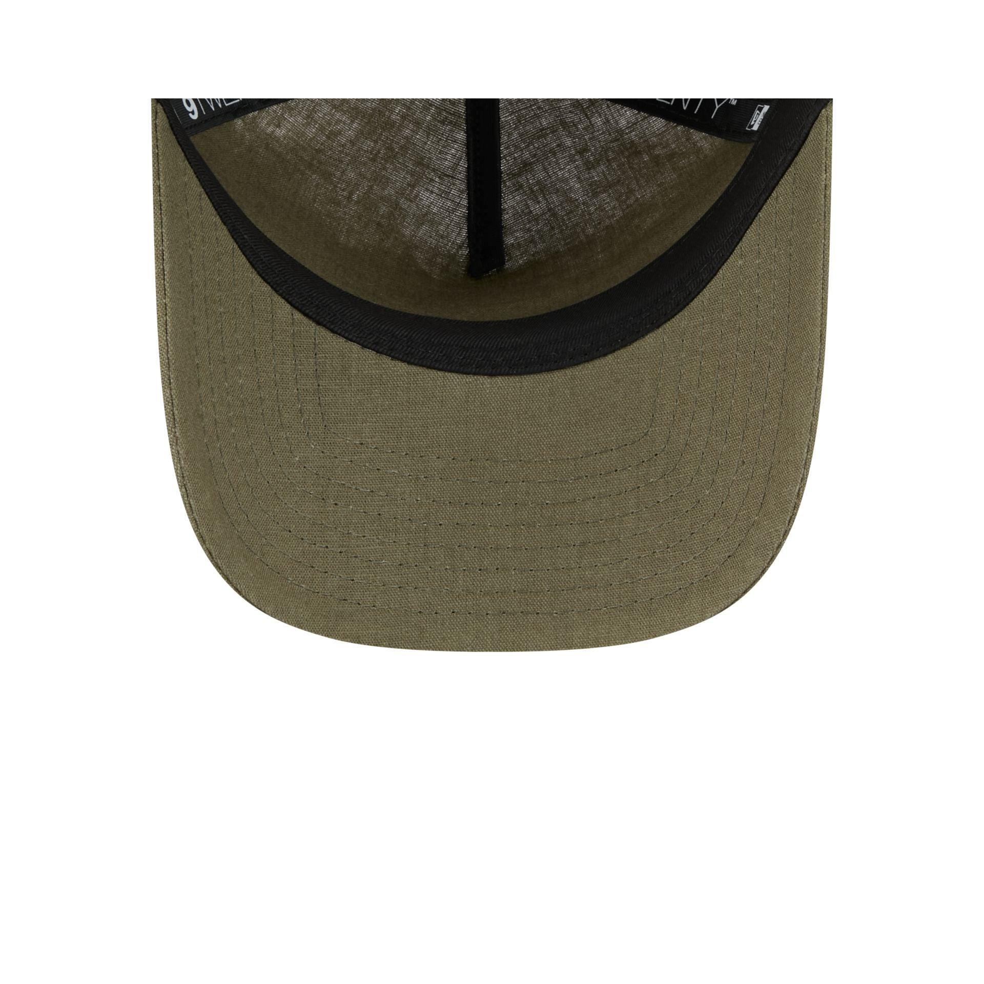 New Era Cap Olive Green 9TWENTY A-Frame Adjustable Hat Male Product Image