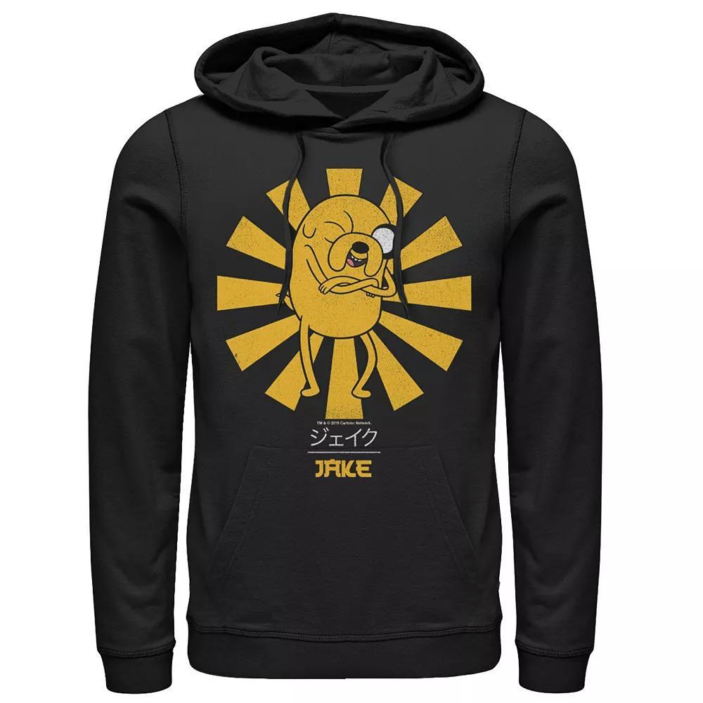 Men's Adventure Time Jake The Dog Kanji Portrait Graphic Pullover Graphic Hoodie,  Product Image
