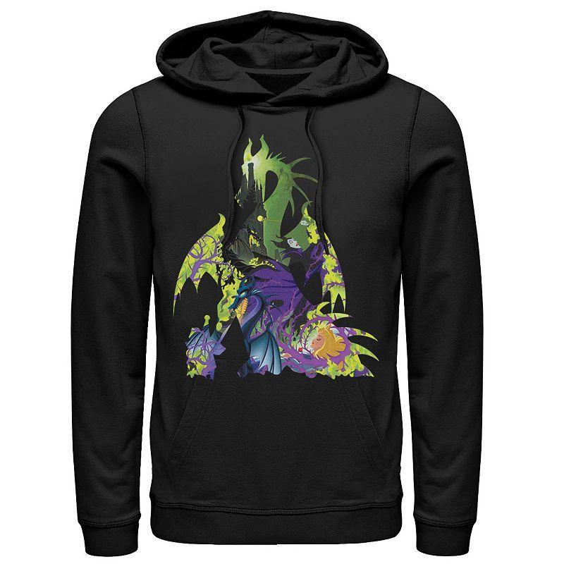 Men's Disney's Sleeping Beauty Dragon Form Tee, Size: Large, Black Product Image