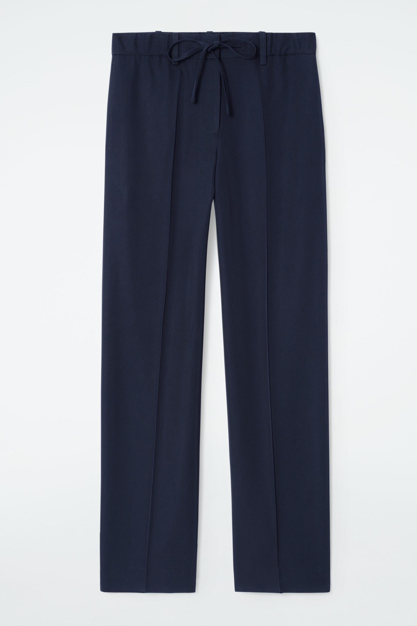 DRAWSTRING STRAIGHT-LEG PANTS Product Image