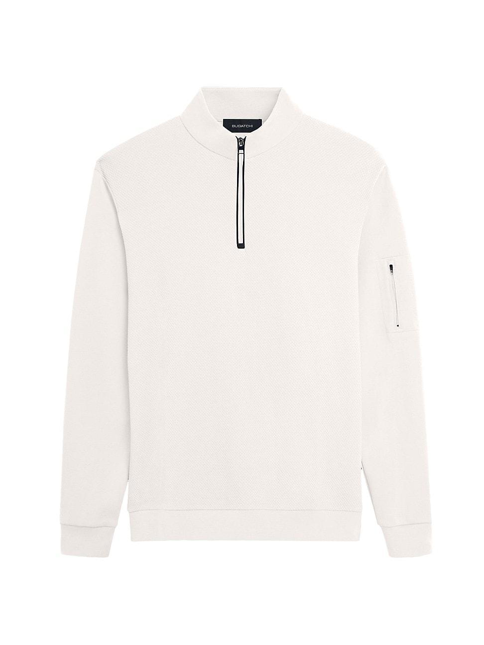 Mens Quarter-Zip Knit Jacket Product Image