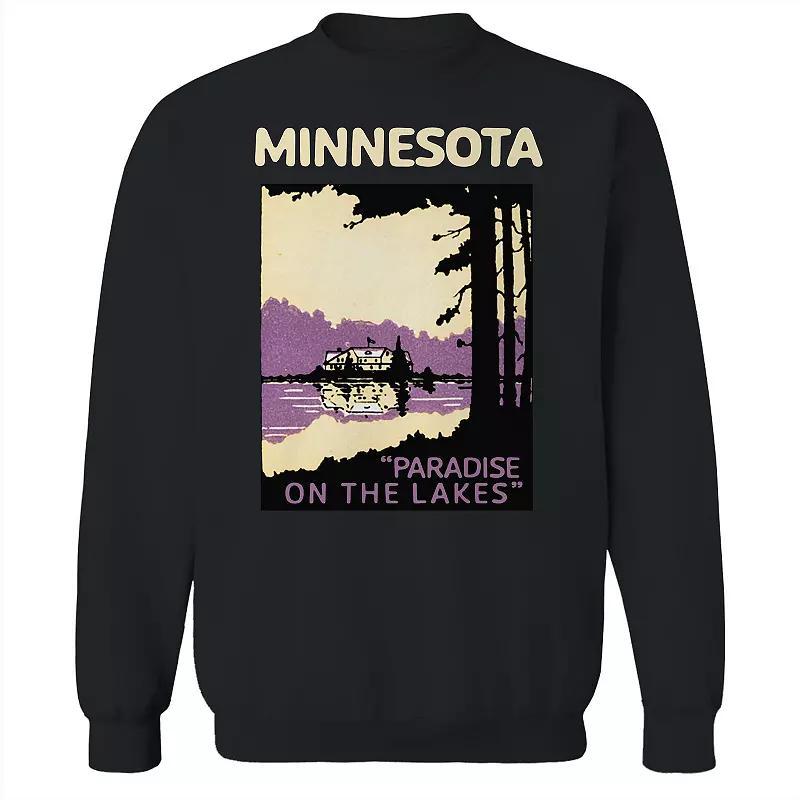 Men's Minnesota Black Fleece Sweatshirt, Size: Large Product Image