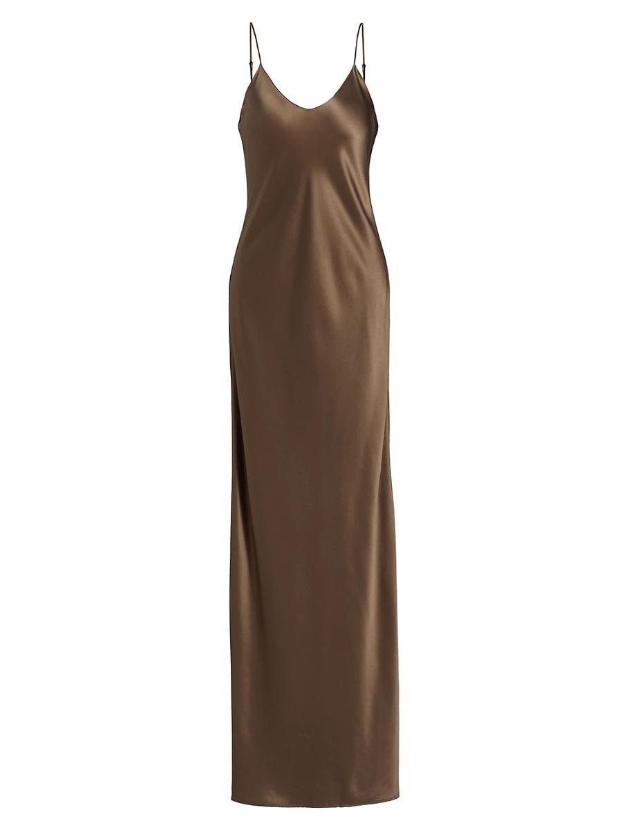Womens Cami Silk Charmeuse Gown Product Image