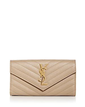 Saint Laurent Cassandre Matelasse Large Flap Wallet Product Image