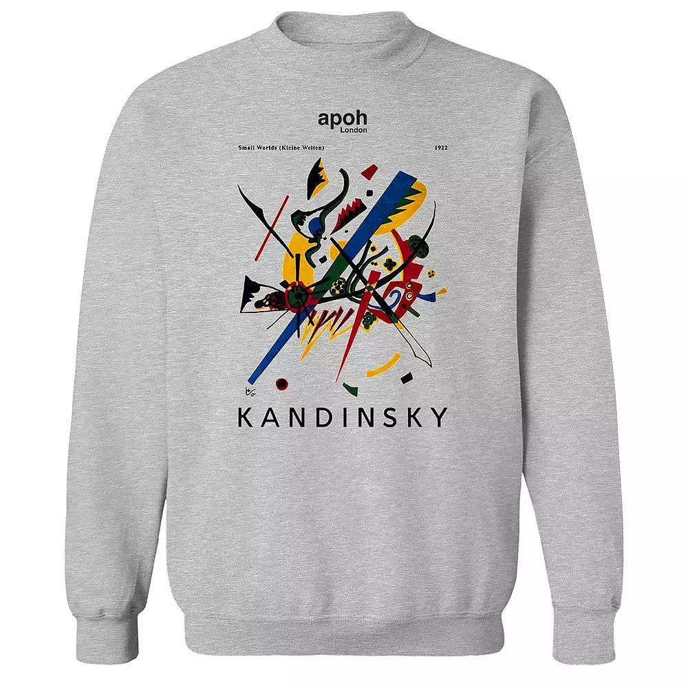 Men's apoh - Kandinsky Small Worlds Graphic Sweatshirt, Size: Large, Sport Gray Product Image