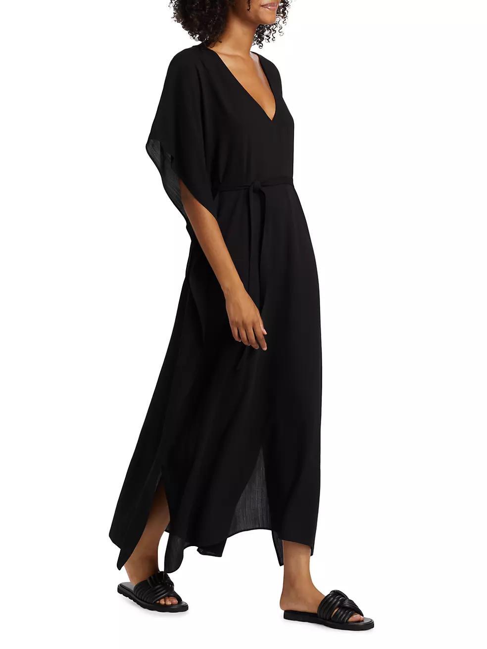 Wool-Blend Kaftan Maxi Dress Product Image