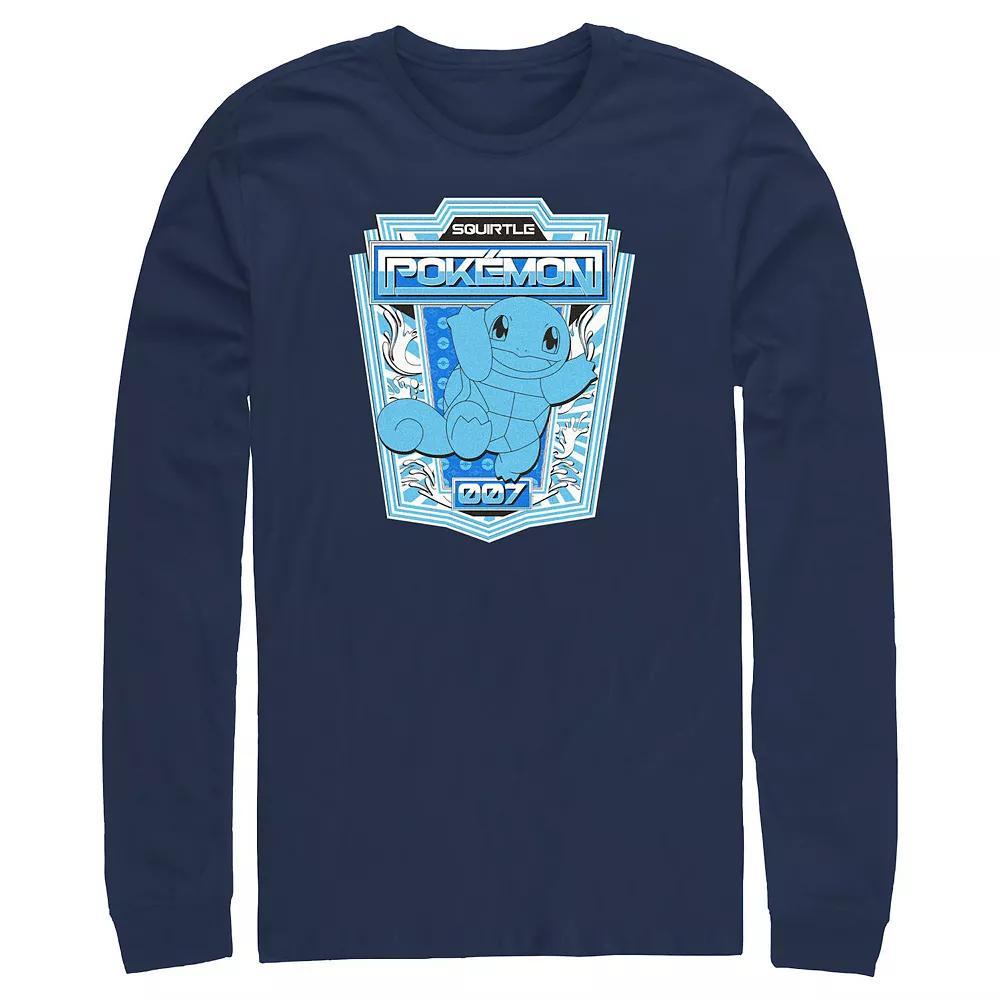 Men's Pokemon Squirtle Badge Graphic Tee, Size: Small, Blue Product Image