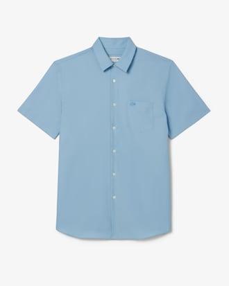 Regular Fit Short Sleeved Cotton Shirt Product Image