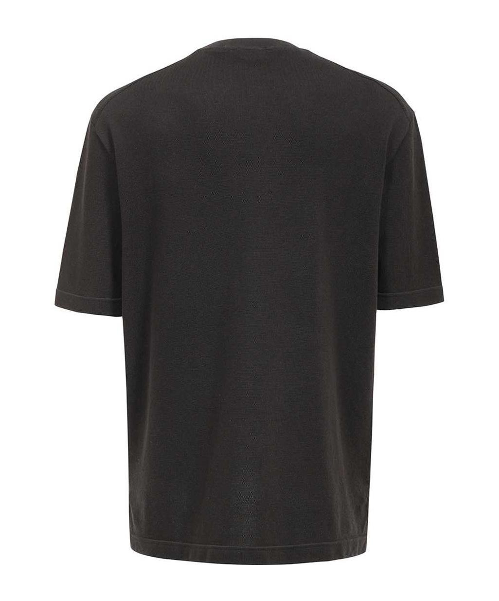 ZEGNA Short-sleeved T-shirt In Black Product Image