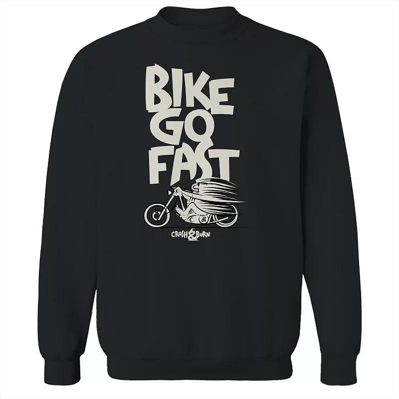 Men's COLAB89 Bike Go Fast CAB Graphic Sweatshirt, Adult Unisex,  Product Image