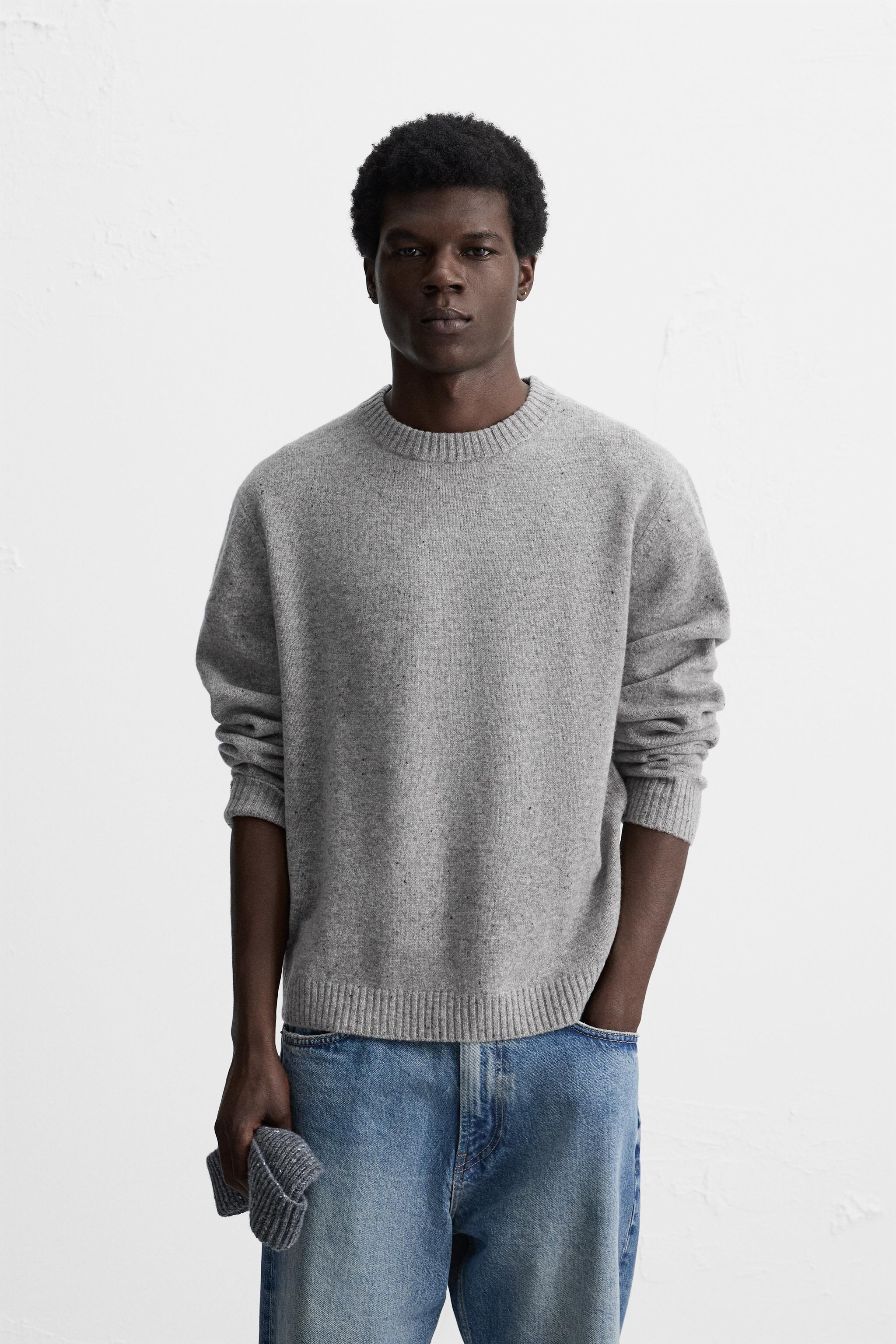 100% WOOL BUTTON-UP SWEATER Product Image