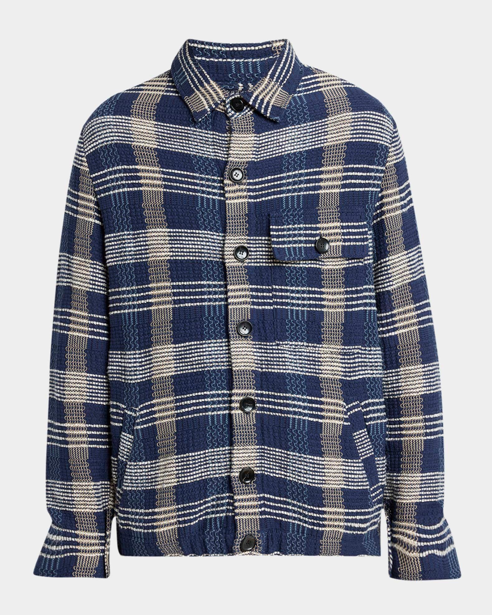 Men's Plaid Overshirt Product Image