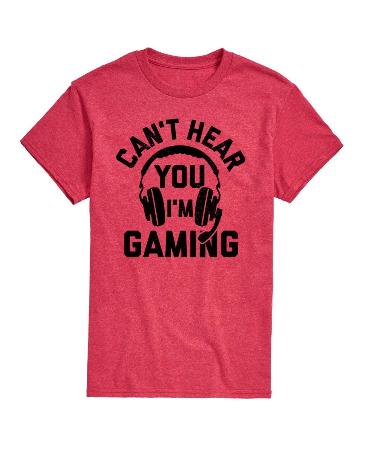 Hybrid Apparel Cant Hear You Gaming Mens Short Sleeve Tee Product Image