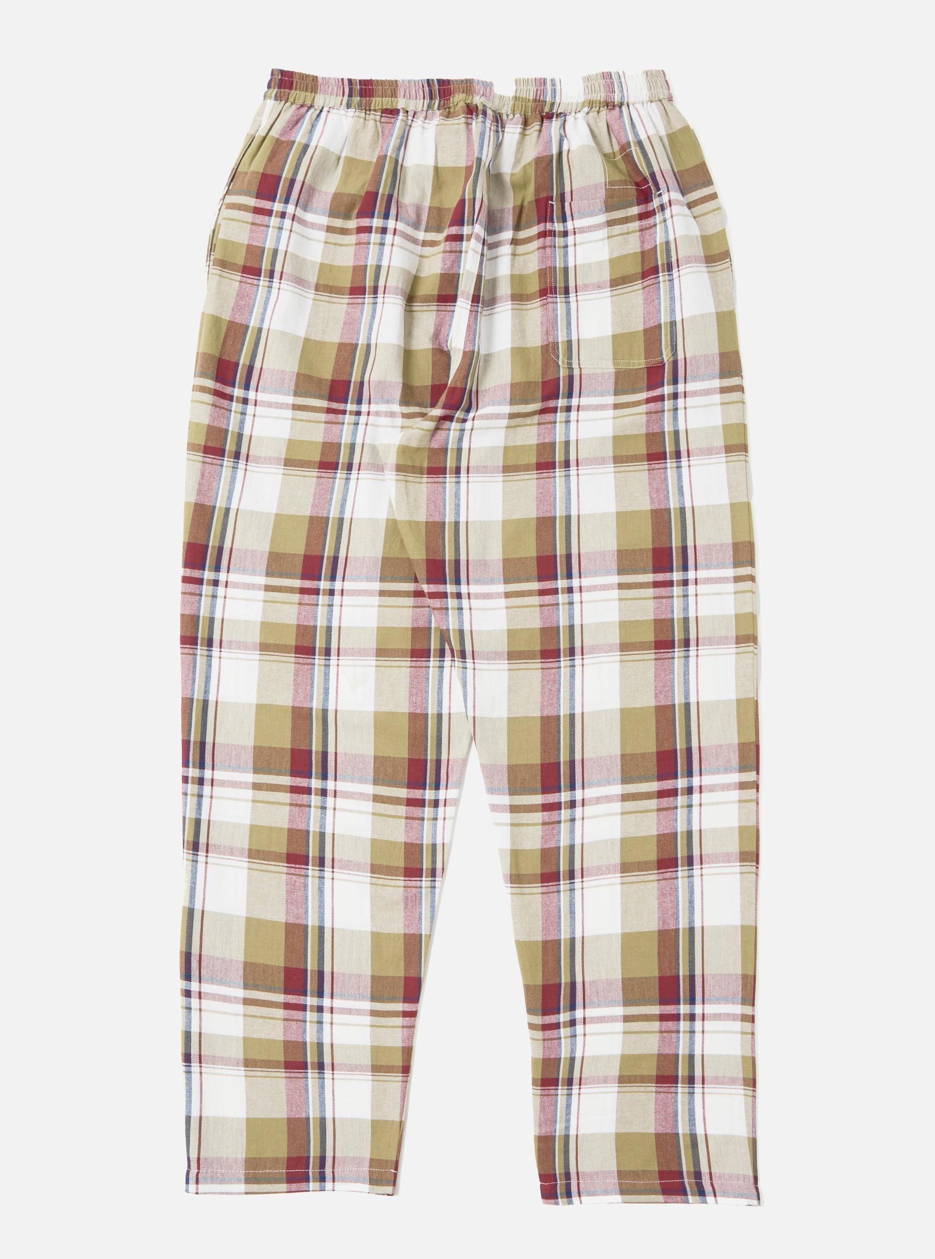 Red/Brown Kip Check Long Pyjama Set Product Image