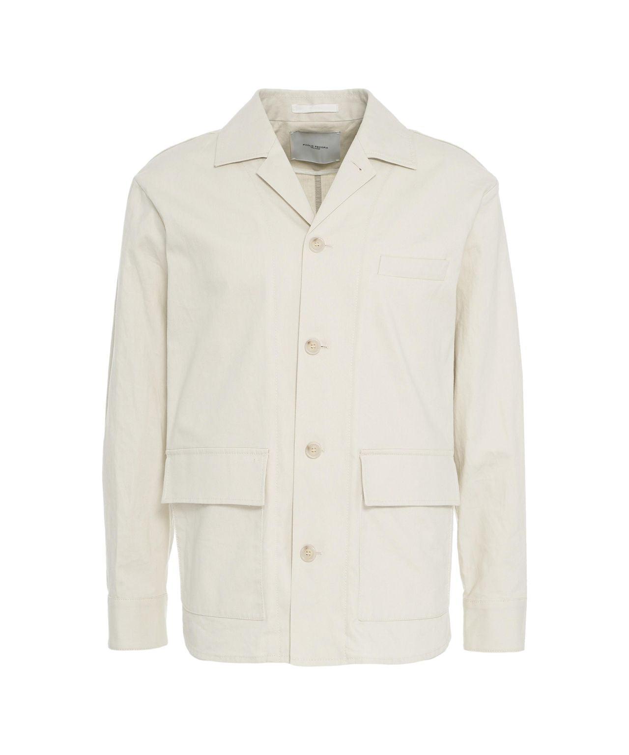 Overshirt in linen blend Product Image