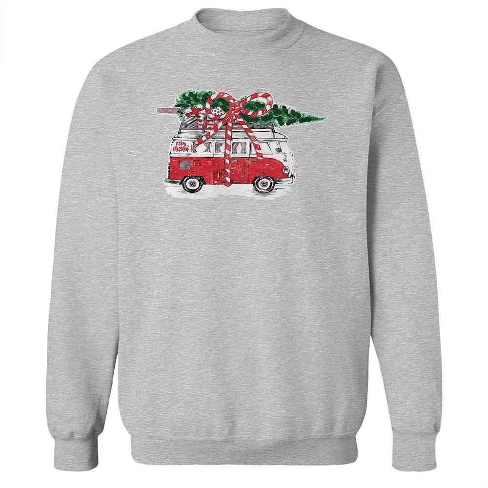 Men's Merry Christmas Fleece Sweatshirt, Adult Unisex,  Product Image