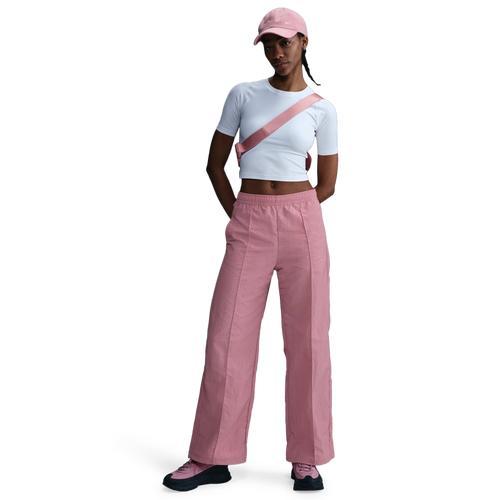 Nike Womens Nike Trend Woven Mid Rise Pants - Womens Elemental Pink/Elemental Pink Product Image