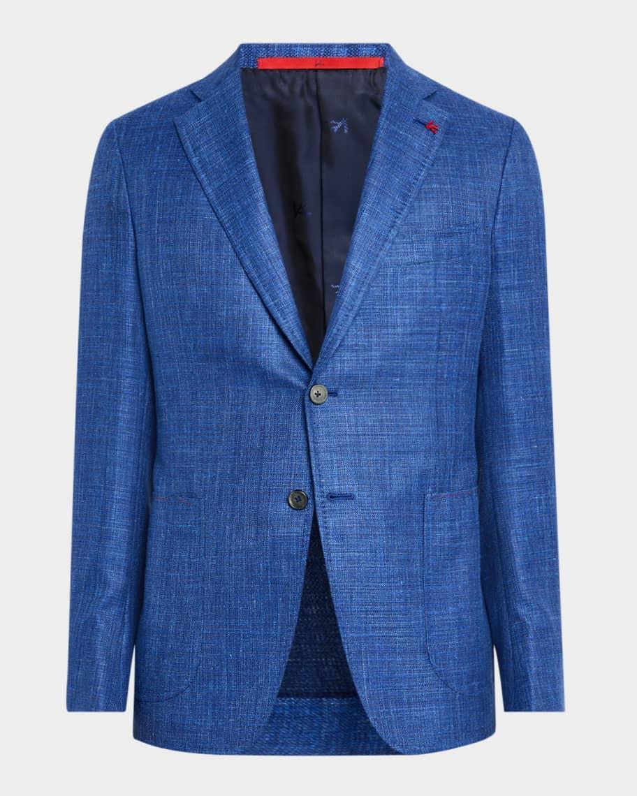 Men's Textured Wool-Blend Blazer Product Image