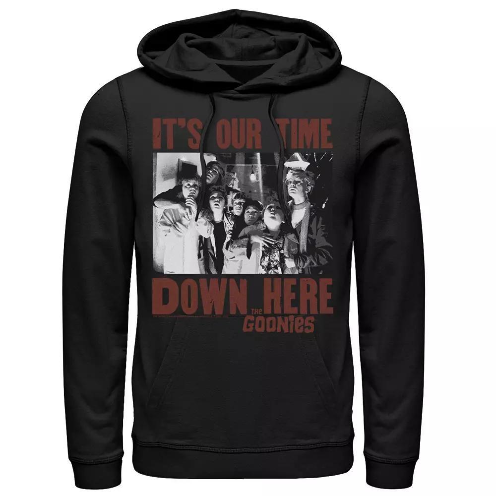 Men's The Goonies It's Our Time Down Here Text Hoodie,  Product Image