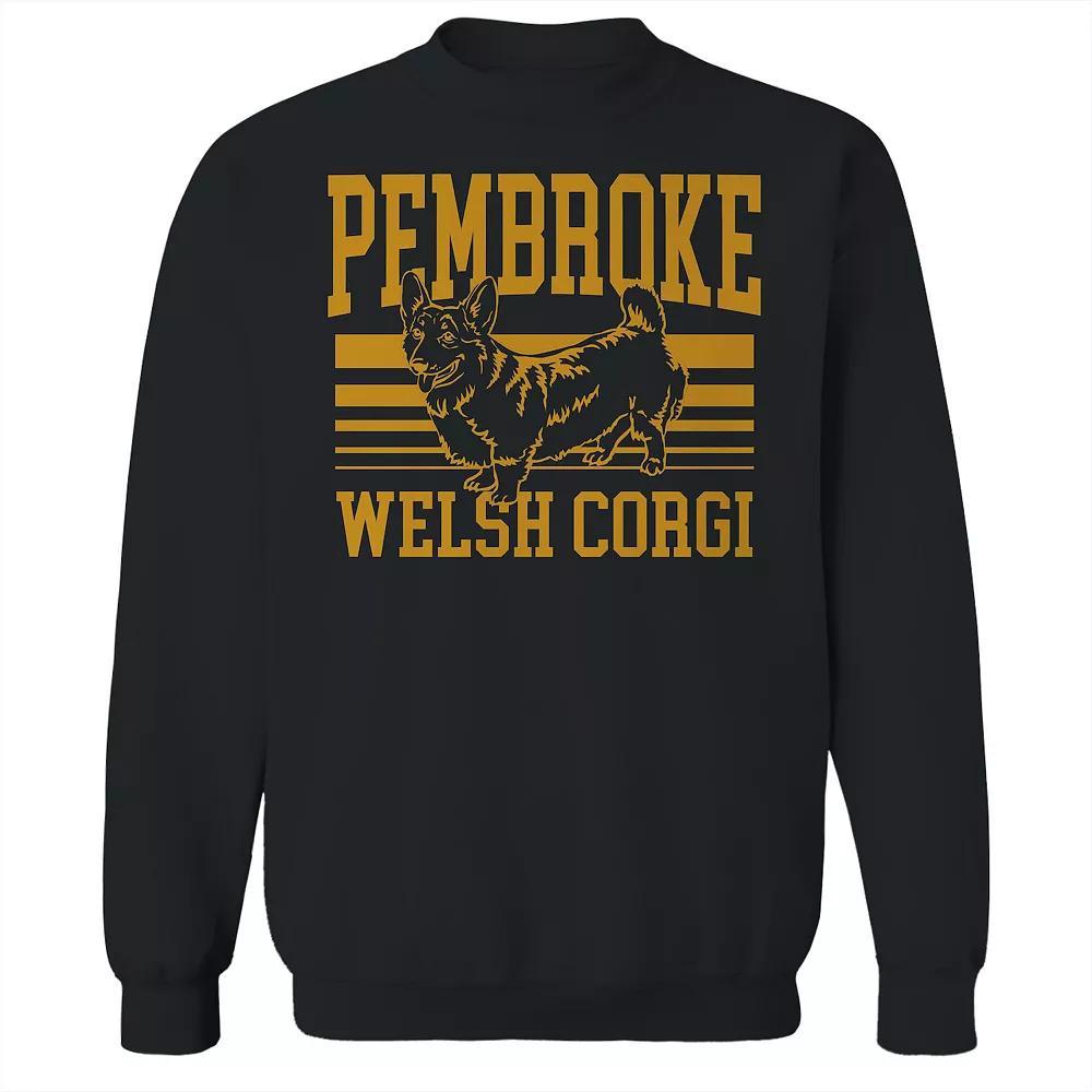 Men's COLAB89 Welsh Corgi Graphic Sweatshirt, Adult Unisex,  Product Image
