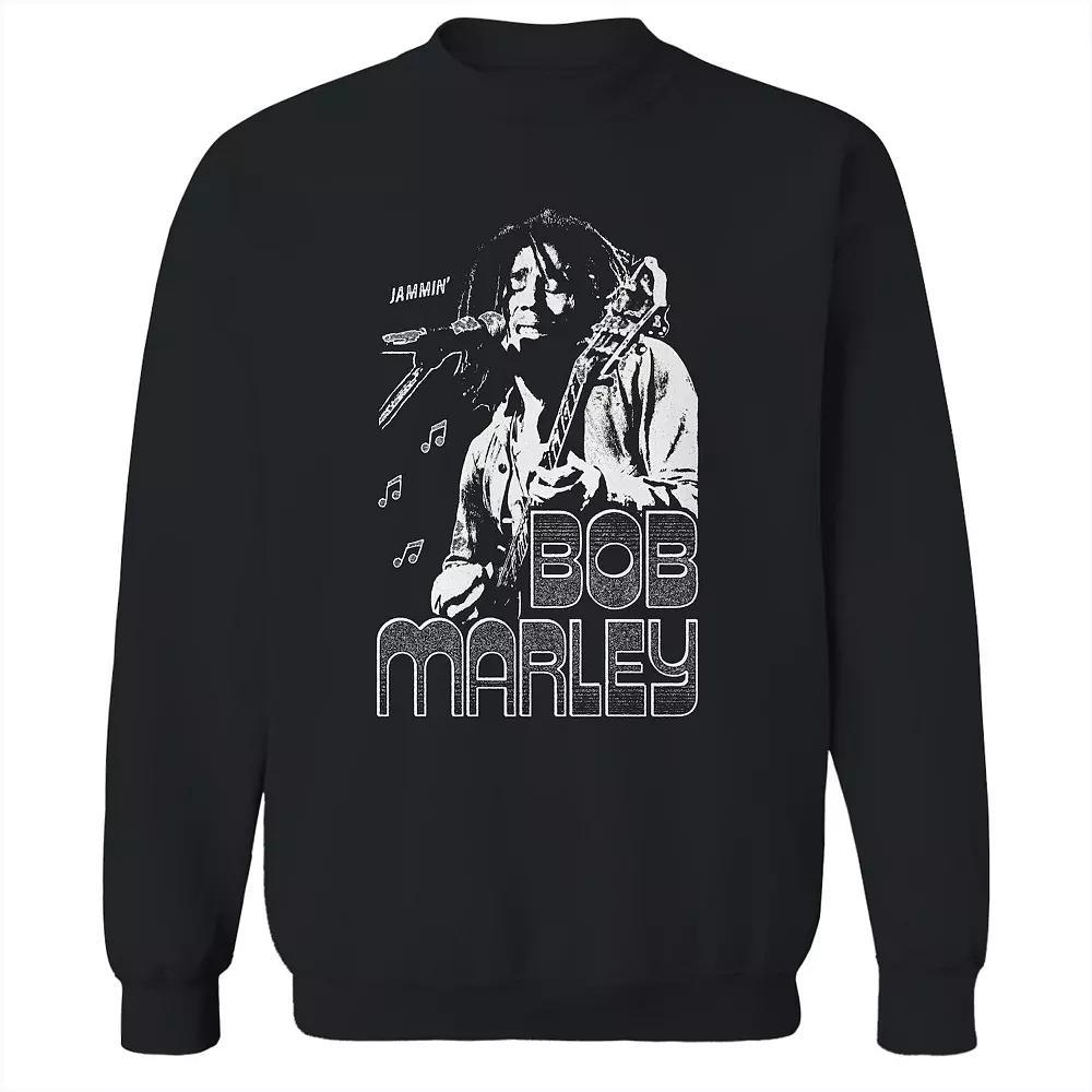 Junior's Bob Marley Bob Marley Jammin Graphic Fleece Sweatshirt, Women's,  Product Image