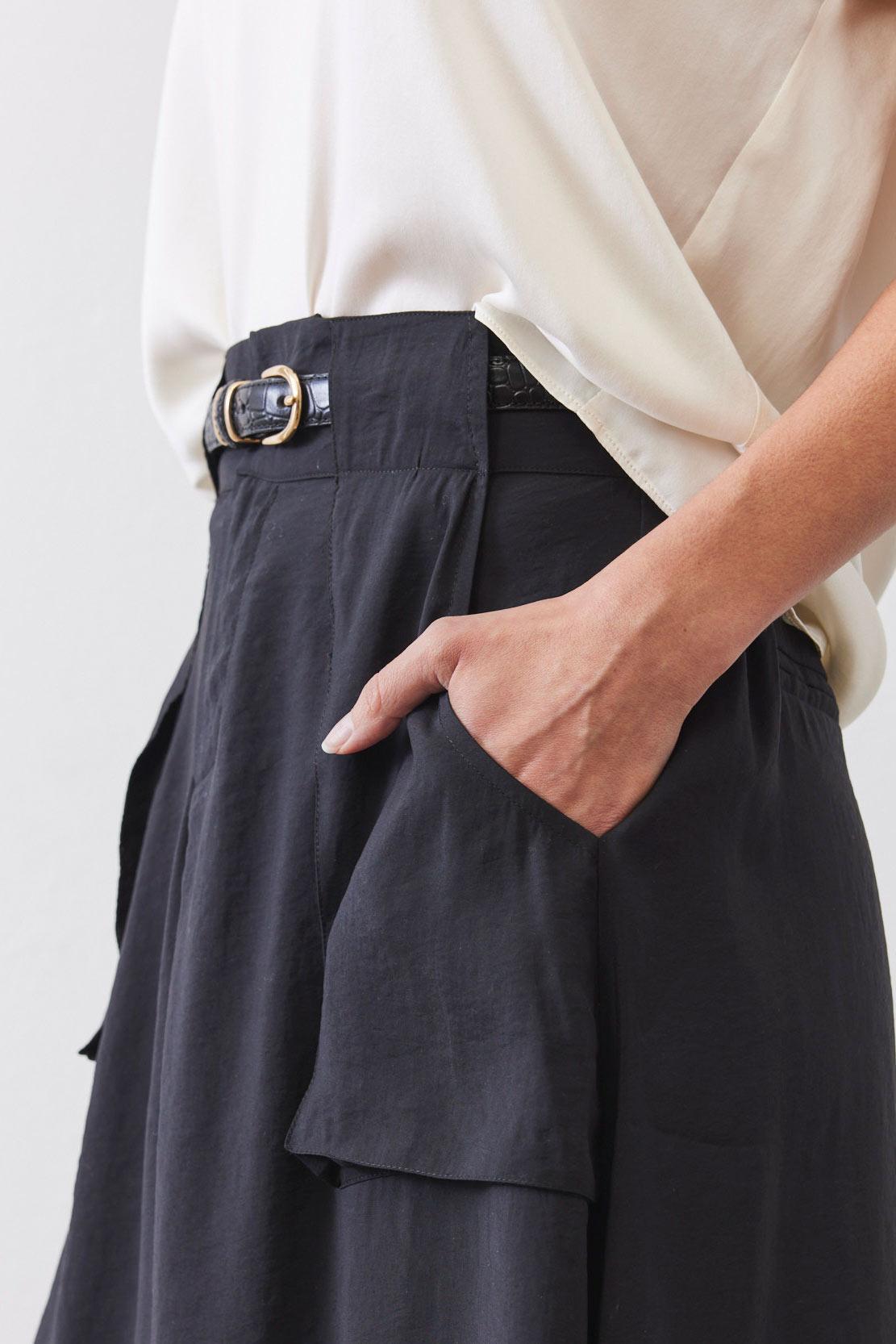 Light Poplin Utility Skirt Product Image