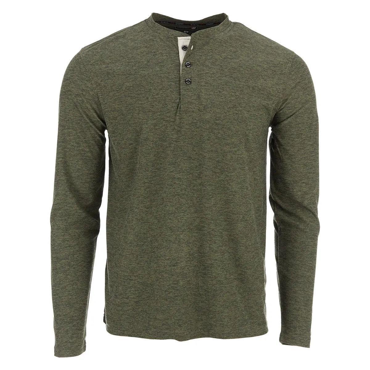 Canada Weather Gear Men's Long Sleeve Two Tone Supreme Soft Henley Product Image