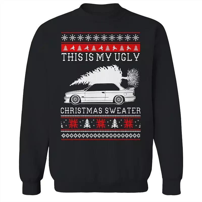 Men's This Is My Christmas Sweater Graphic Sweatshirt, Size: Medium, Black Product Image