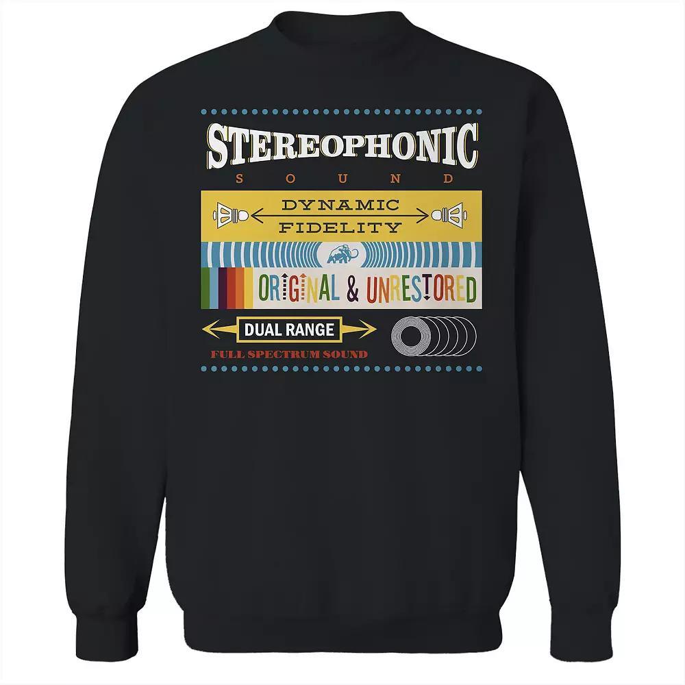 Men's Original & Unrestored Fidelity Fleece Graphic Sweatshirt, Size: Medium, Black Product Image