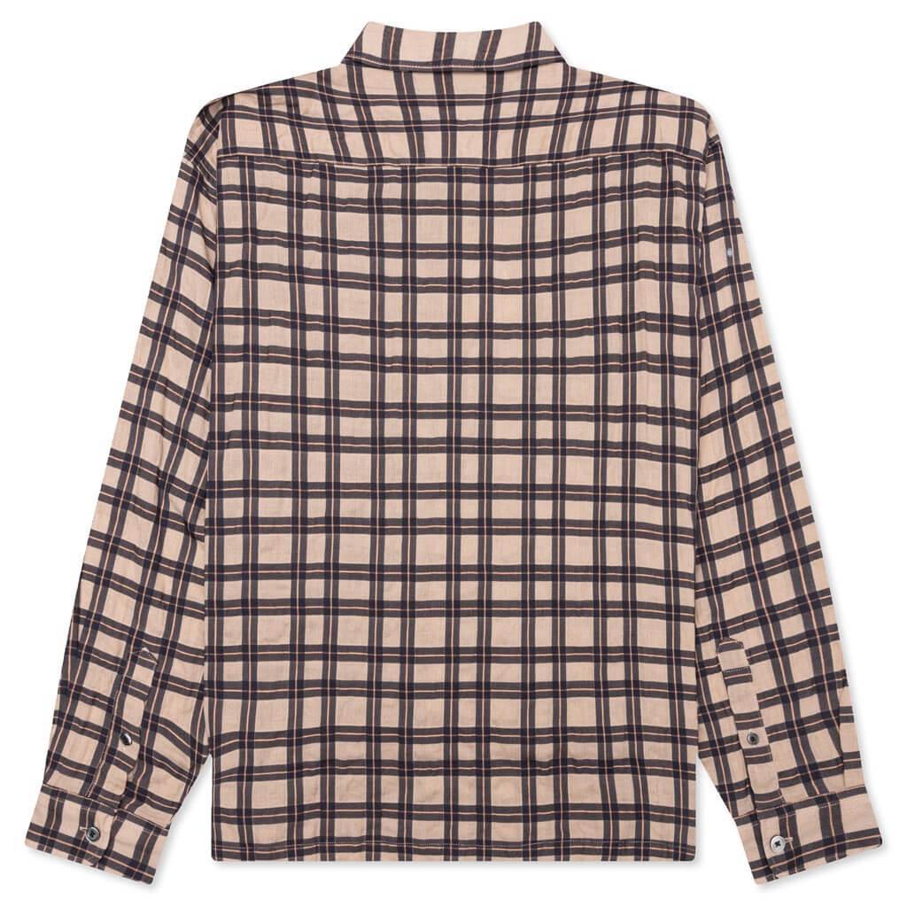 Sonoma Plaid L/S Shirt - Tan Male Product Image