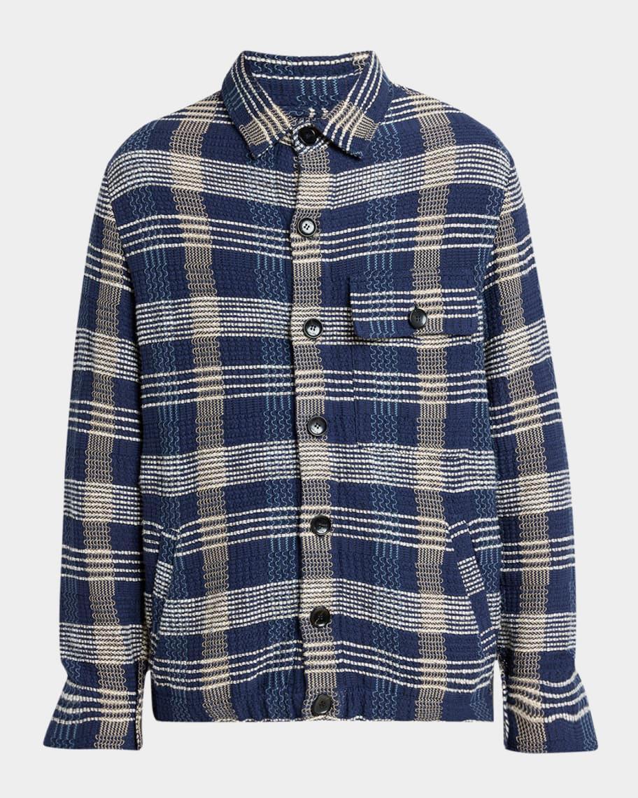 Men's Plaid Overshirt Product Image