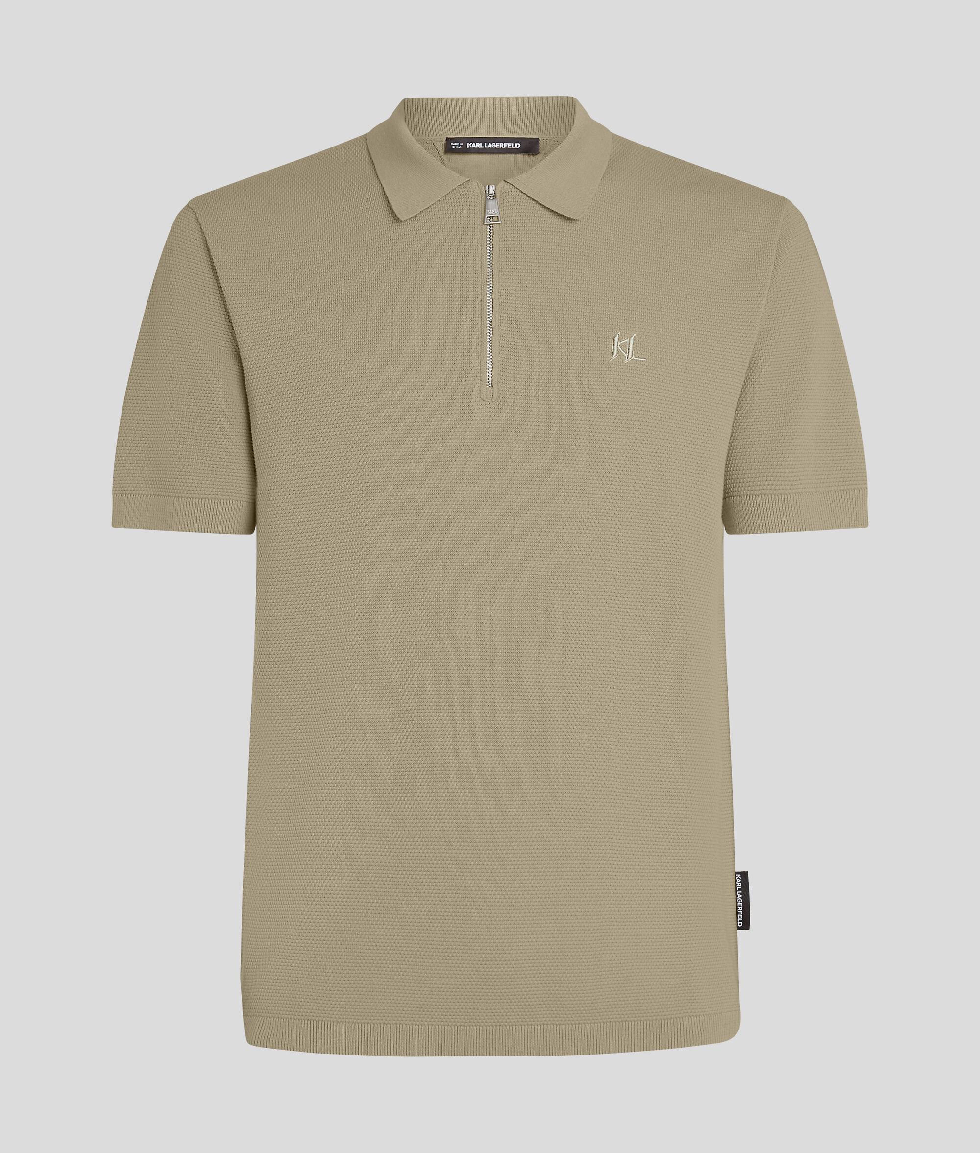 ZIP-UP POLO SHIRT Product Image