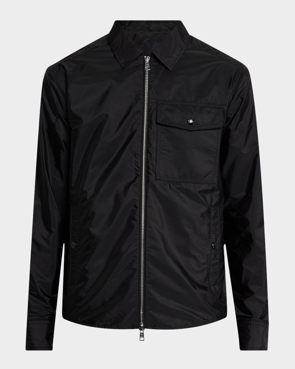 Men's Nylon Zip Overshirt Product Image
