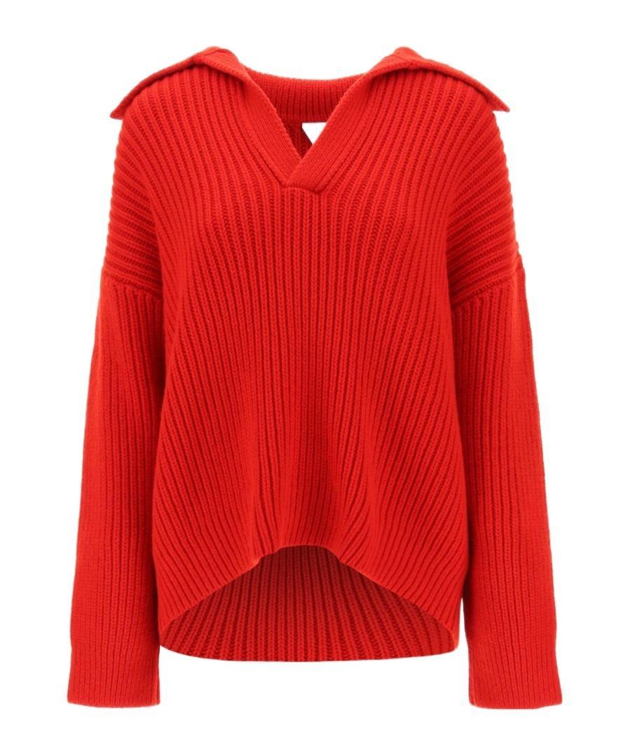 BOTTEGA VENETA Women's Cashmere-blend Textured Sweater In Vernis Product Image