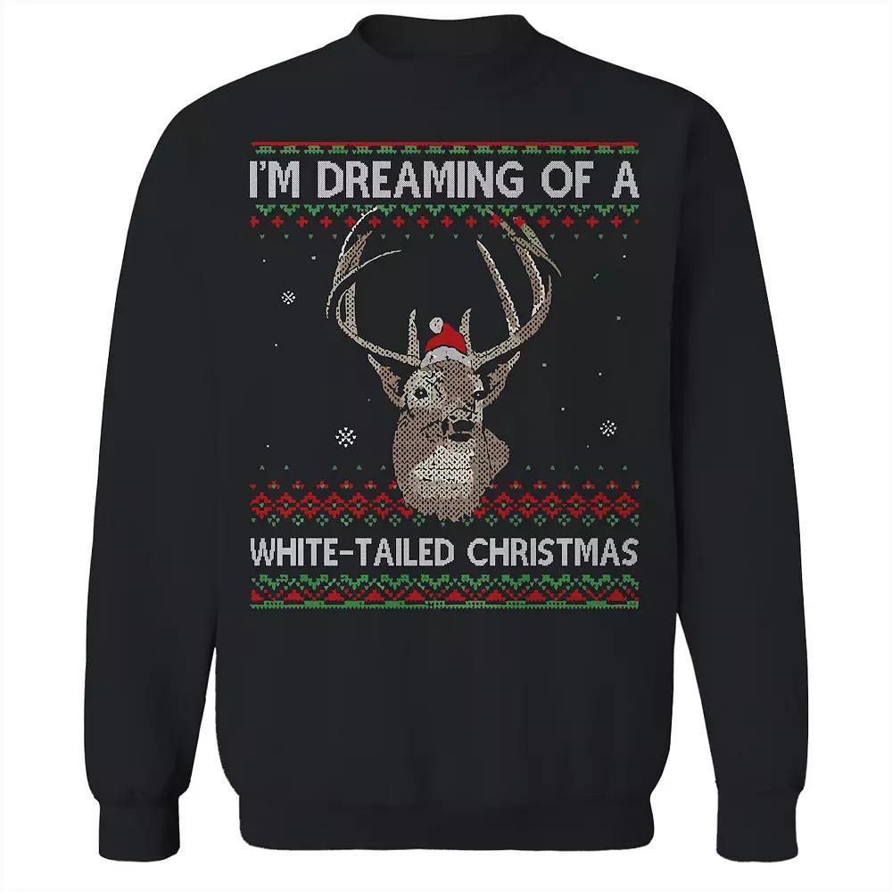 Men's Whitetailed Christmas Sweater Graphic Sweatshirt, Adult Unisex,  Product Image