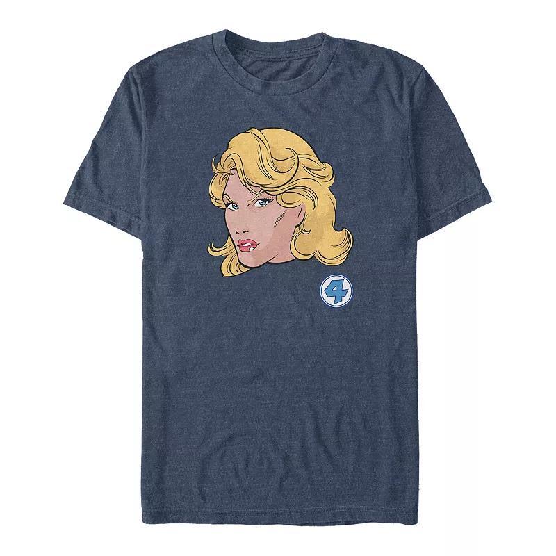Big & Tall Marvel Fantastic Four Invisible Girl Face Graphic Tee, Men's,  Product Image