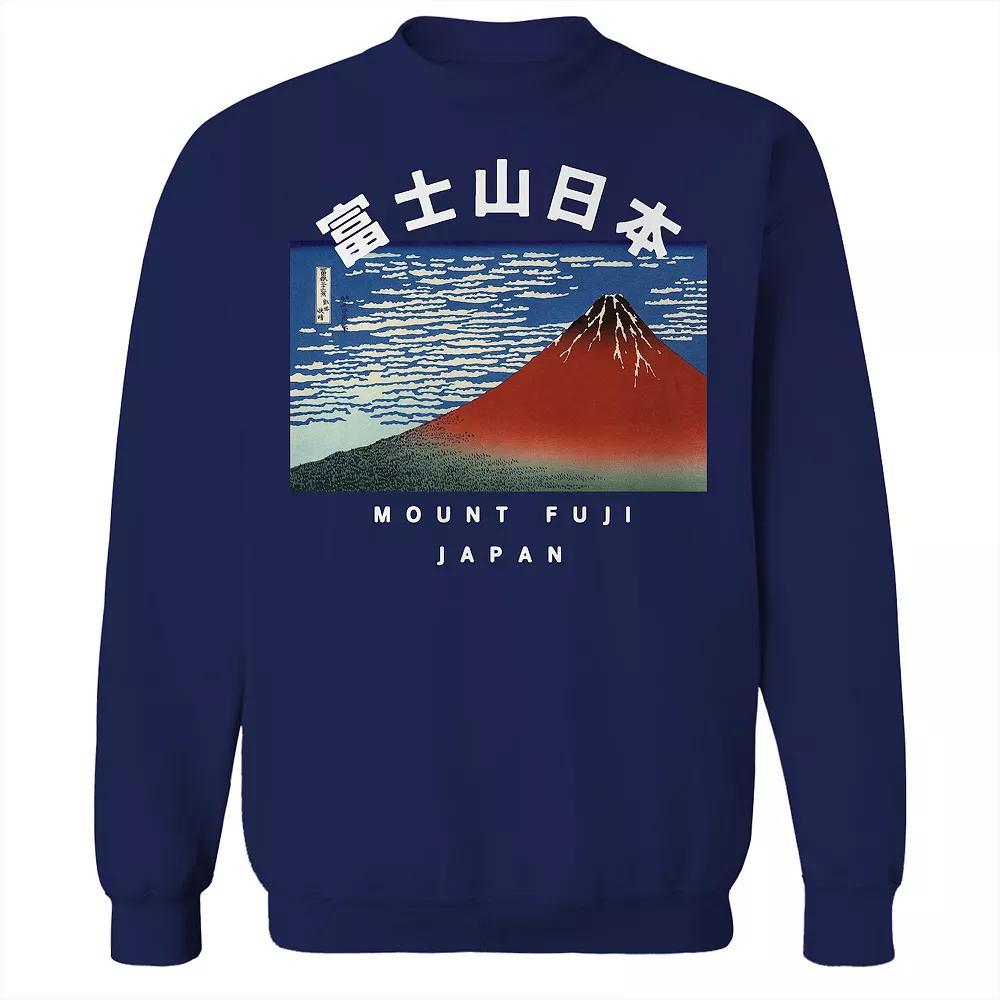 Men's Mount Fuji Fleece Sweatshirt, Adult Unisex,  Product Image