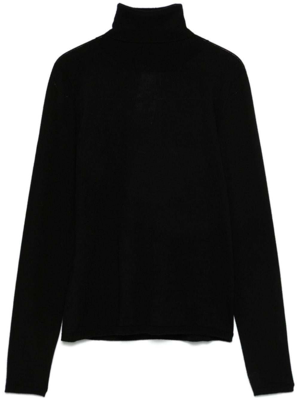 MAX MARA Studio Turtleneck Long In Black Product Image