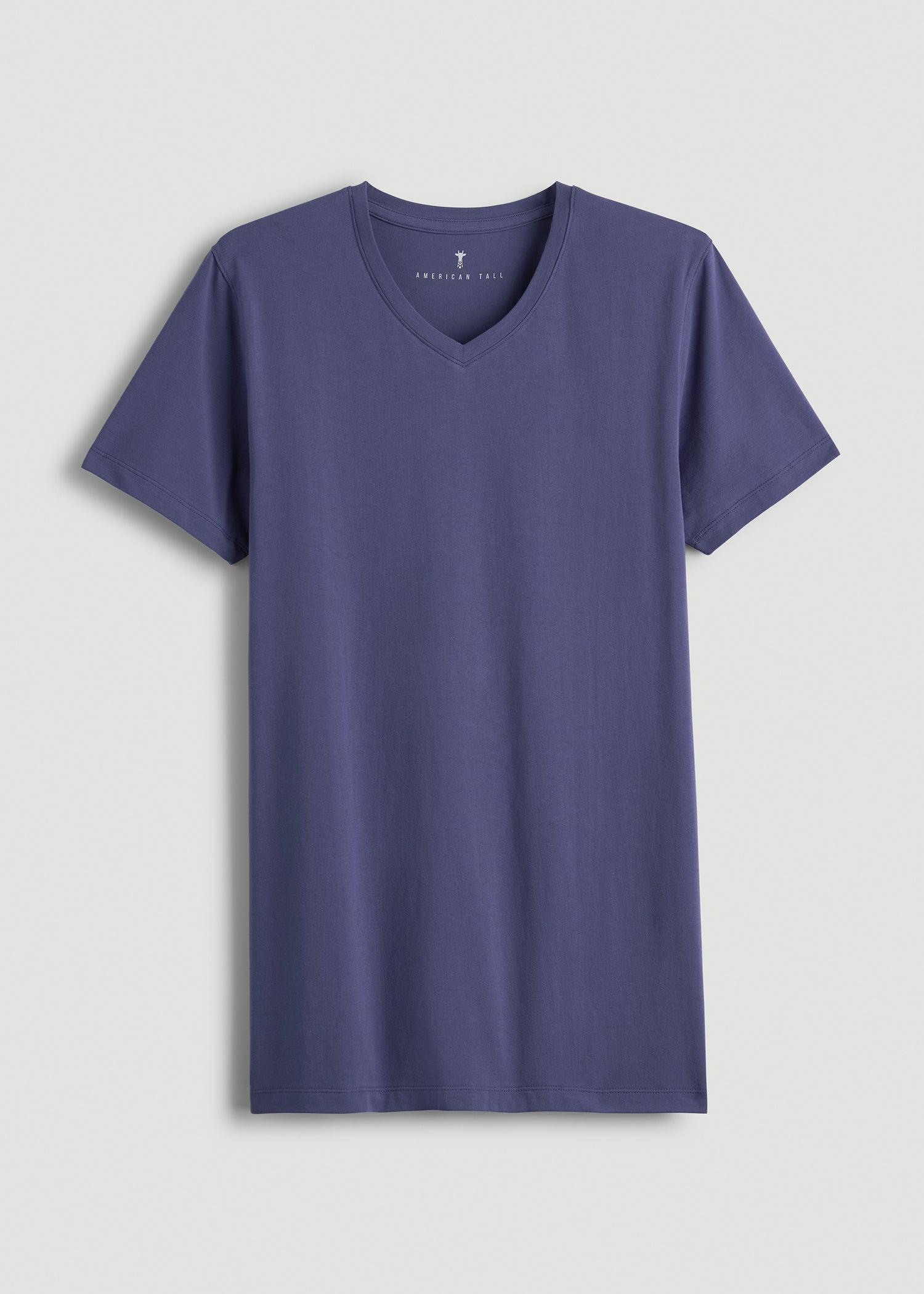 The Essential MODERN-FIT V-Neck Tee for Tall Men in Future Dusk Product Image