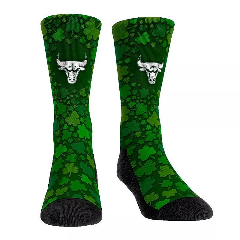 Rock Em Socks Detroit Pistons St. Pattys Day Shamrock Crew Socks, Mens Product Image