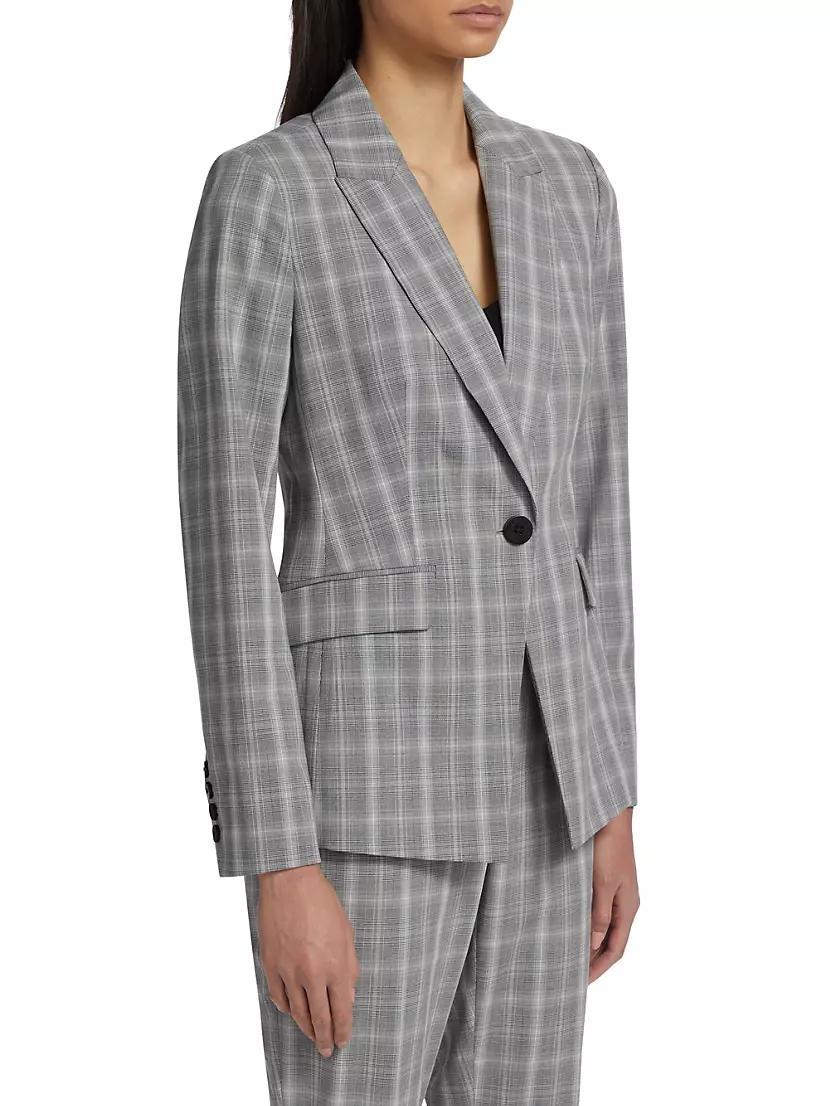 The Taylor Plaid Blazer Product Image