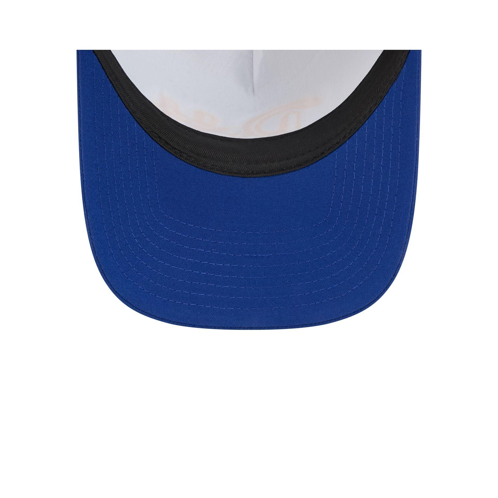 Utah Jazz Navy Purple 9FORTY A-Frame Trucker Hat Male Product Image