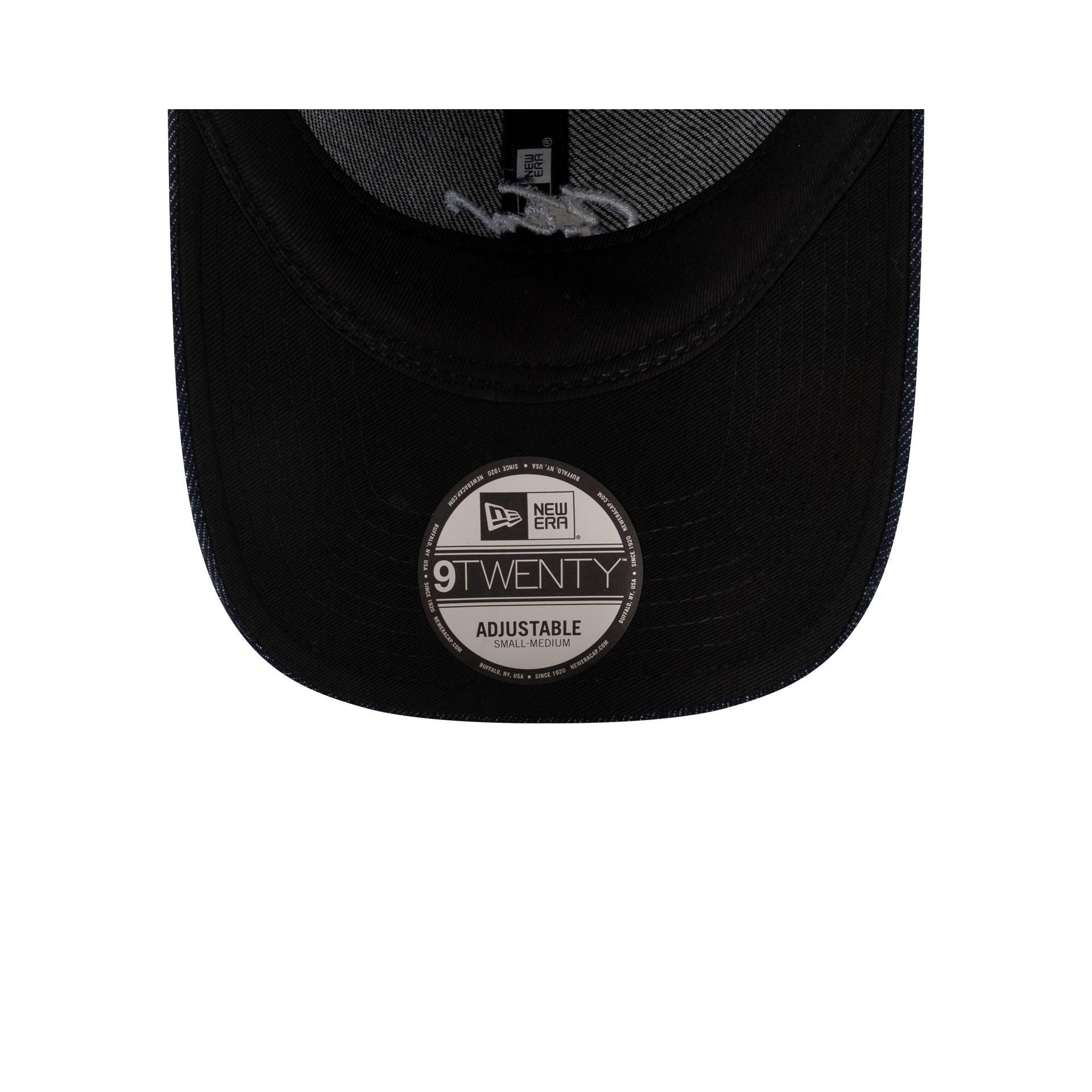 New Era Cap Handwritten Indigo Denim 9TWENTY Easy Snap Hat Male Product Image