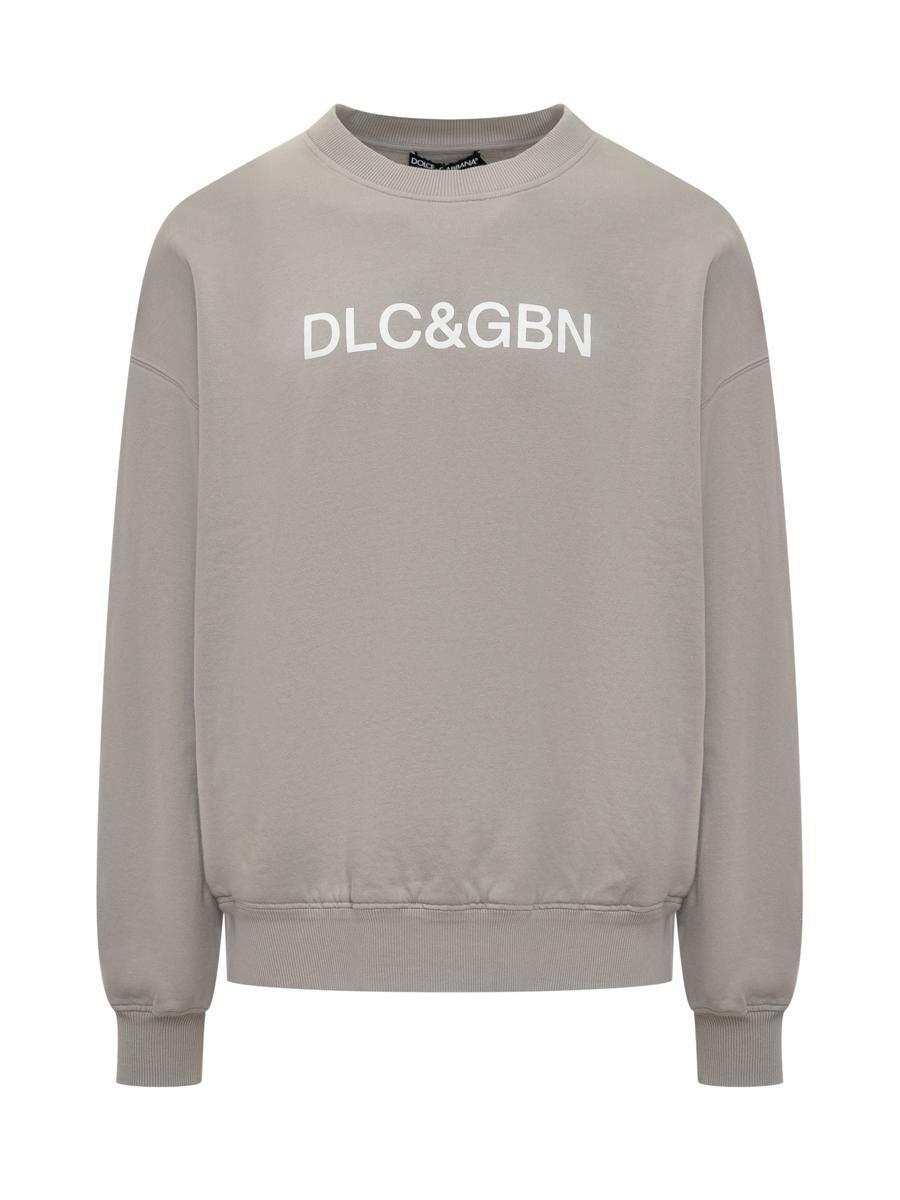 Sweatshirt With Logo In Grey Product Image