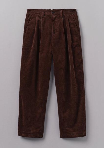 Bill Organic Cord Wide Leg Pants | Chestnut Product Image