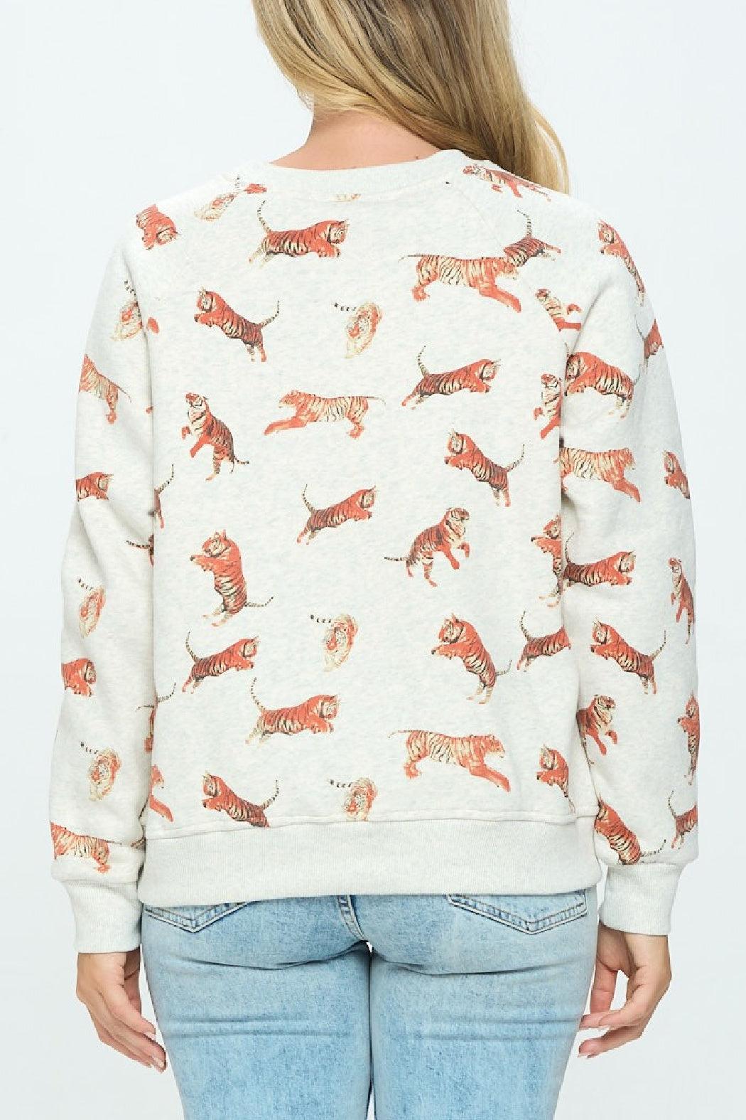 Tiger Crewneck Sweatshirt Product Image