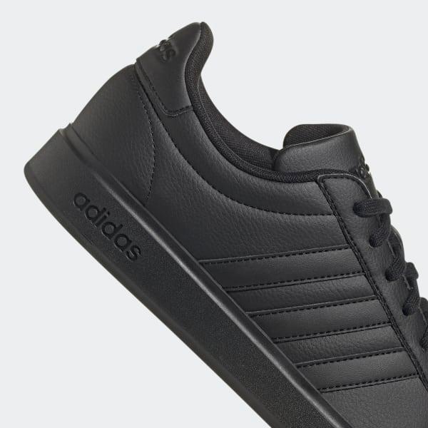 adidas Grand Court Shoes Core Black 12 Mens Product Image