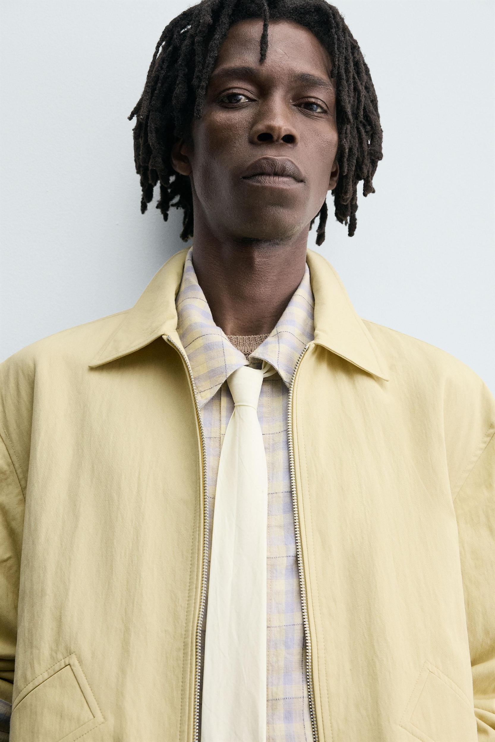 STRUCTURED CROPPED FIT JACKET Product Image